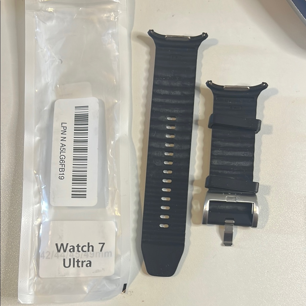 Black Watch Band For Apple Watch 7 Ultra